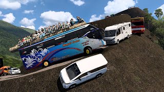 Worlds Driving Challenges on Deadliest Roads 15  Euro Truck Simulator 2 [upl. by Yboj750]