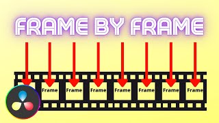 Move Clips Frame By Frame in DaVinci Resolve Quick Tutorial [upl. by Kimmi]