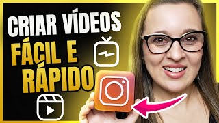 Como Criar Vídeos Rápidos e Fáceis para o Instagram FEED REELS STORIES IGTV  Mafalda Melo [upl. by Sherburn30]