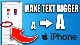 How to Make Text Bigger on iPhone  Full Guide [upl. by Rebeka200]