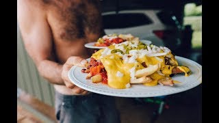 Vegan CHILI CHEESE FRIES Recipe  family day [upl. by Neitsirk113]