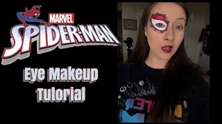 SpiderMan Eye Makeup Tutorial [upl. by Assele]