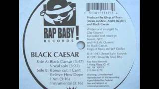 BLACK CAESAR  BLACK CAESAR  rare 1993 NY rap [upl. by Previdi]