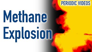 Methane Explosion SLOW MOTION  Periodic Table of Videos [upl. by Vigen]