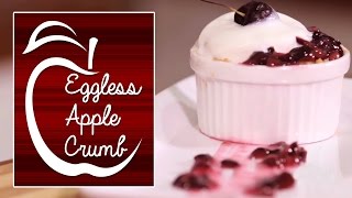 Eggless Apple Crumb  Easy Apple Pie Dessert Version ∣ Meghnas Food Magic [upl. by Haig382]