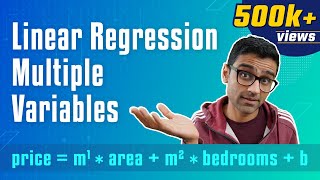 Machine Learning Tutorial Python  3 Linear Regression Multiple Variables [upl. by Anrim]