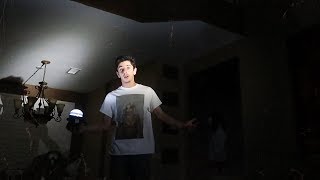 STAYING OVERNIGHT IN A HAUNTED HOUSE WITH NO POWER this happened  FaZe Rug [upl. by Llieno]