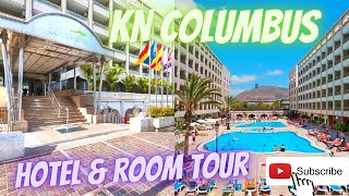 KN Columbus Playa De Las Americas Tenerife  30122022  Walkaround amp Room Tour 🌴 [upl. by Wolsky]