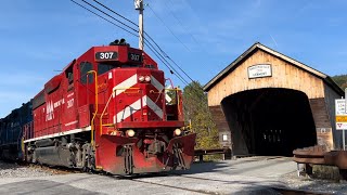 GMRC 263 at Bartonsville Vermont 10042024 [upl. by Sitarski632]