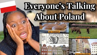 REACTION TO WHY EVERYONE IS TALKING ABOUT POLAND  POLAND REACTION [upl. by Hnilym]