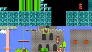 Super Mario Bros X Battle Level Mushroom Kingdom 64 [upl. by Rider]