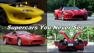 10 Exotic Cars You Wont See In Every Youtube Video [upl. by Hafinah]