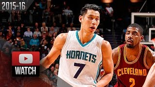 Jeremy Lin Full Highlights vs Cavaliers 20160203  24 Pts 8 Ast LINSANITY Mode [upl. by Atiseret]