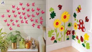 Trendy 10 DIY Room Decor  DIY Paper Craft Projects  Wall Decor [upl. by Cohin]