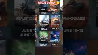 WoT Blitz June Calendar for FUN Game Modes Including MADE Games [upl. by Loesceke834]