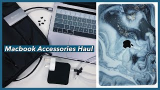 MACBOOK ACCESSORIES HAUL 2020 l SHOPEE Laptop stand Macbook case Laptop bag Keyboard cover [upl. by Irita32]