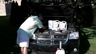 2011 Dodge Gand Caravan Oil Change pt 1 [upl. by Niu]