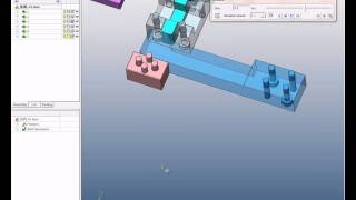 Cimatron E10 Mold opening Catalog Motion Analysis [upl. by Lull]