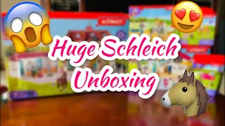 HUGE Schleich Unboxing [upl. by Esyla346]