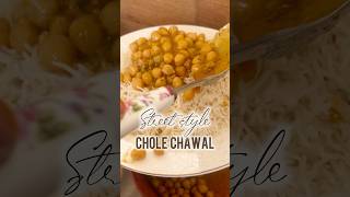 Street Style Chole Chawal streetfood chole chanachawal chanachawalrecipe [upl. by Gae99]