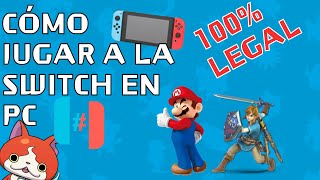 Cómo JUGAR NINTENDO SWITCH en PC  2024  LEGAL [upl. by Annail]