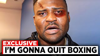 Francis Ngannou ANNOUNCES Retirement From BOXING After Anthony Joshua LOSS EMOTIONAL [upl. by Roseanna778]