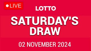 The National Lottery Lotto Draw Live results from Saturday 02 November 2024  tonights lotto [upl. by Thurmond]