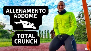 Allenamento TOTAL CRUNCH  I migliori ESERCIZI per ADDOMINALI  Benessere 20 [upl. by Eusoj921]