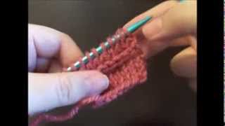 How To Knit the Lateral Braid aka Estonian Braid Vikkel Braid Latvian Braid [upl. by Gladine]