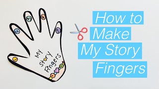 How to retell a story  story fingers [upl. by Anirac265]