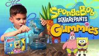 Jello SpongeBob GUMMY Characters  How To Make It [upl. by Ellasal290]