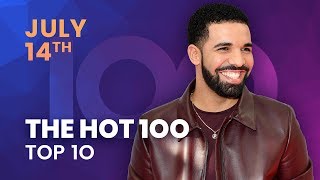 Early Release Billboard Hot 100 Top 10 July 14th 2018 Countdown  Official [upl. by Llednahc48]