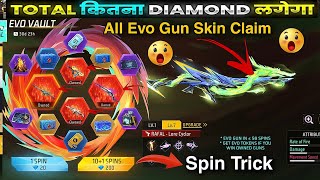 New Evo Vault Event In Free Fire  Parafal Evo Gun Skin Max  July Month Evo Vault Event Spin [upl. by Mosenthal]