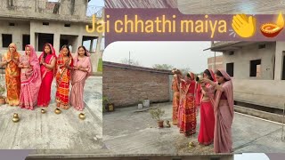 chhath pooja nhaye khaye🪔👏 [upl. by Aneras]