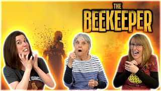 MOVIE REACTIONS THE BEEKEEPER  First Time Watching PROTECT THE HIVE 🐝 [upl. by Morgan]