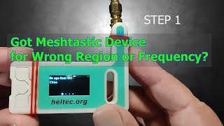 How To Switch Meshtastic 915 MHz 868 MHz and 433 MHz Bands on SX1262 Devices by Technology Master [upl. by Harv222]