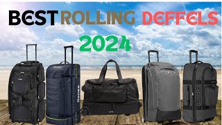 Best Rolling Duffel Bag In 2024  Top 5 Rolling Duffel Bags Review [upl. by Ueihtam286]