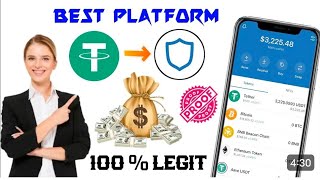 New Usdt Mining Site  usdt earning site  usdt mining app  trx cloud mining  usdt investment 2024 [upl. by Yemar]