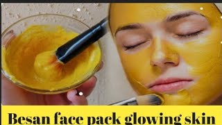 Besan Honey Face pack for glowing skin  Besan face pack glowing skin [upl. by Wengert]