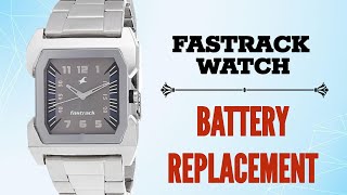 Fastrack Watch Battery Change 3026SM [upl. by Firman]