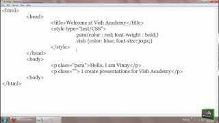 Style tag  HTML Head Section in Hindi part 25  html in hindi [upl. by Ver724]