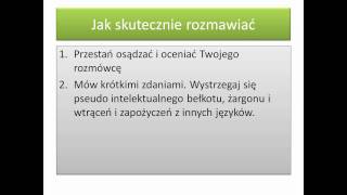 Jak skutecznie rozmawiać [upl. by Irek]