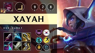 Xayah ADC vs KaiSa Dominating  KR Master Patch 1419 [upl. by Enwad]