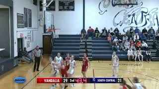 South Central vs Vandalia Girls High School Basketball [upl. by Ansell]