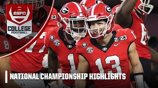 National Championship TCU Horned Frogs vs Georgia Bulldogs  Full Game Highlights [upl. by Akeenahs631]