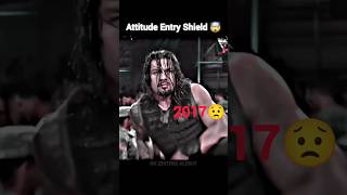 Roman Reigns shield entry 2017😳💪  Roman Reigns attitude 👿🤯shorts wwe romanreigns dost [upl. by Wina]