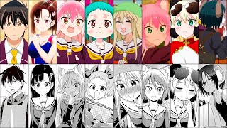 Comparación anime y manga Murenase Seton Gakuen Completo [upl. by Rockafellow331]