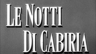 Nino Rota  Le Notti di Cabiria [upl. by Piderit116]