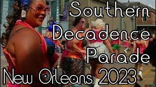 Southern Decadence Parade in New Orleans 2023 [upl. by Ekal]