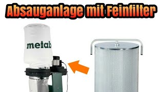 Absauganlage mit Feinfilter für 0€ [upl. by Osi259]